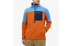 Cotopaxi Men&apos;s Dorado Half-Zip Fleece Jacket In Azul & Mezcal