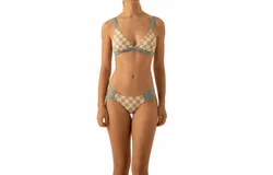 Rio De Jas Tais Bikini Set In Pink&sol;beige