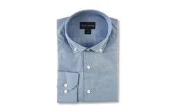 Scott Barber Chambray Shirt In Chambray