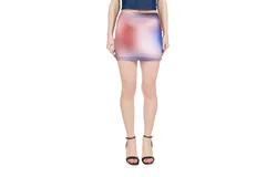 Third Form Heat Map Mini Skirt In Heat Map