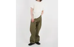Nigel Cabourn Railman Denim Pants In Green