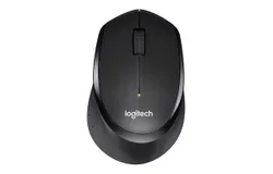 Logitech M330 Silent Plus Wireless Mouse&comma; 2&period;4 GHz with USB Nano Receiver&comma; 1000 DPI Optical Tracking&comma; 3 Buttons&comma; PC&sol;Mac&sol;Laptop&sol;Chromebook - Black
