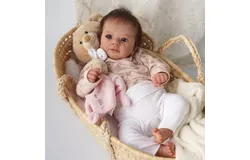 NPK-48CM&sol;19inch- Lifelike Reborn Baby Dolls -Meadow  -Cloth body doll