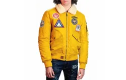 Top Gun Force Cw45 Bomber Jacket In Yellow