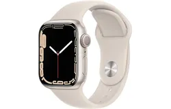 Apple Watch Series 7  &lpar;GPS only  41mm&rpar; Smart Watch  Starlight Aluminum Case with Starlight Sport Band - Good Refurbished