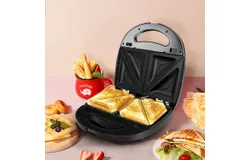 Breakfast machine&comma; 3 in 1 universal plate changer sandwich maker&comma; toaster stainless steel multifunctional breakfast machine&comma; can do steak&comma; toast&comma; sandwiches&comma; waffles all kinds of breakfast&comma; easy to clean