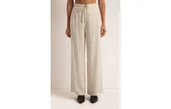 Z Supply Cortez Pinstripe Pant In Sandstone