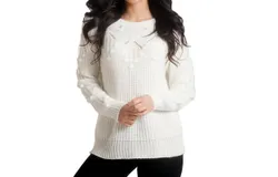 French Kyss Knit Sweater In Ivory