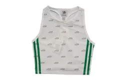 Adidas High Neck Brami Bralette In Stan Smith
