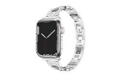 Watch band&comma; for apple watch5&sol;6&sol;7&sol;8&sol;SE watch band&comma; cross diamond starlight colour metal chain&comma; apple watch band