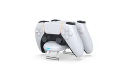 PS5 wireless joystick contact dual charger&comma; PS5 joystick dual dock charger P5 joystick pin charging base