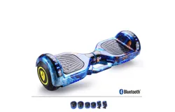 SISIGAD Hoverboard for Kids Ages 6-12, with Built-in Bluetooth Speaker and 7" Wheels-Light Blue