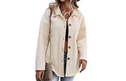 Licosa Chandra Fleece Shacket In Beige
