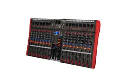 5 Core Audio Mixer 16 Channel DJ Controller Professional Sound Board Bluetooth USB MX 16CH