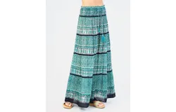 M&period;a&period;b&period;e&period; Mari Print Maxi Skirt In Green Multi