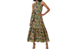 Cleobella Luella Ankle Dress In Indo Block Print