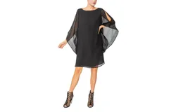 Ic Collection Filled With Love Dress In Black