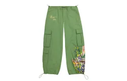 Ed Hardy Women&apos;s Poplin Cargo Pant In Army Green