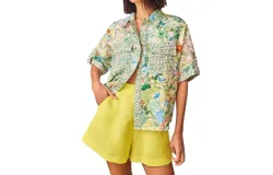 Hunter Bell Ashton Shorts In Lime