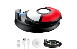 Charging Station for Pokemon GO Plus &plus; 2023&comma; RGB Charging Dock with Protective Case for Pokemon GO Plus &plus;