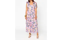 Buddylove Drew Feelin Butterflies Midi Dress In Butterfly Print