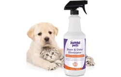 JumblPets 32oz Pet Stain & Odor Eliminator - Unscented Enzyme Cleaner Spray for Urine & Feces