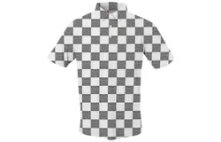 Swingjuice Men&apos;s Golf Sj Checkerboard Polo Shirt In Cool Grey