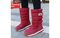 YASEN new winter snow boots for women thickened mid-calf waterproof anti-slip plus velvet cotton shoes high-top warm boots