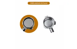 54mm handle for  Breville  8 espresso machine bottomless handle 304 stainless steel coffee extraction accessories for beginners cafe home-54MM Ptfe funnel Alloy