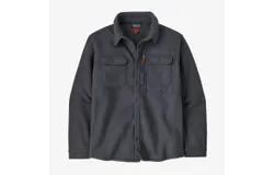 Patagonia Synchilla Fleece Shirt Jacket In Smolder Blue