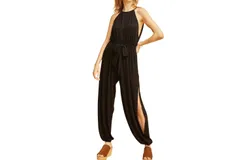 Entro Day To Night Jumpsuit In Black