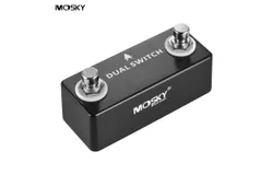 MOSKY DUAL SWITCH Dual Footswitch Foot Switch Pedal Full Metal Shell