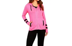 French Kyss Soft Stretch Sport Hoodie In Candy