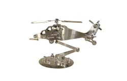 KANGQL Helicopter Model&comma; WZ-10 Helicopter Model Stainless Steel Metal Handmade Crafts Office Car Desktop Ornament for Home School Study Room