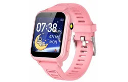 Kids Smart Watch for Kids with 16 Puzzle Games HD Touch Screen Camera Music Player Pedometer Alarm Clock Calculator Flashlight 12&sol;24hr Kids Watches Gift for 4-12 Year Old&lpar;Pink&rpar;