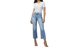 Dl1961 - Women&apos;s Emilie Straight Ultra High Rise Jean In Super Light Shredded