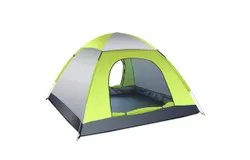 Beach Tent&comma;Beach Canopy Shade Tent ，Protection for 3-4 Person&comma; Waterproof Portable Easy Setup Beach Sun Shelter Tent for Outdoor Adventures&comma; Camping&comma; and Picnics with Carrying Bag-3-4 people greyish-green