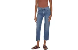 Le Jean Sabine Ankle Straight Jeans In Rolling Hills