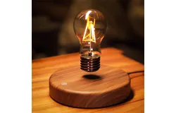 Levitating Bulb Lamp Magnetic Floating LED Light Desk Lamp Table lamp Night Light&comma; 360 Degree Automatic Rotating Light for Unique Gifts Room Home Office Decor