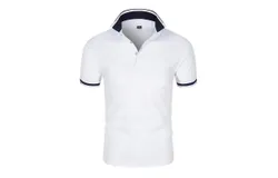 Playeras Caballero Camisa Casual Manga Corta Ocio Blanco