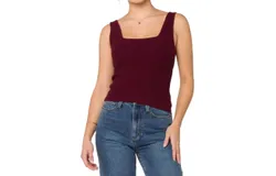 Velvet Heart Pamela Tank In Red Sangria
