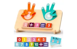 Preschool Learning Toys for Toddlers 2-4&comma; Educational Math manipulatives Number Counting Blocks for Kids&comma; Montessori Toys for 3-5 Year Old Boys Girls Birthday Gifts