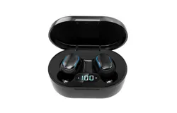 E7S TWS Earphones Wireless Earbuds BT 5&period;0 Headphones with Microphone in-Ear Headphones with LED Power Display Deep Bass Noise Canceling Technology One Button Control Long Playtime for Sports Gym