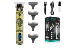 Men&apos;s Professional Beard and Hair Trimmer&comma; Rechargeable T-Blade Trimmer&comma; Electric Hair Clippers for Barbers and Stylists