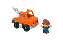 Fisher-Price Little People Help and Go Tow Truck Toy & Figure Set for Toddlers