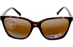 Vuarnet Women&apos;s Vl1515 Cats Eye Sunglasses In Havana With Brown With Mirror Effect Lenses