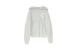 Boys Lie Heartstrings Racer Hoodie In Grey