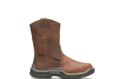 Wolverine Men&apos;s Raider Durashocks Waterproof Met-Guard Carbonmax Work Wellington - Wide Width In Peanut