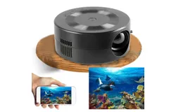 Mini Video Projector&comma; 1080P Portable Projector Compatible with USB&vert;Android Phone&comma; Tech Gadgets&comma; Outdoor Projector&comma; Mini TV for Home &sol;Camping&sol;Travel&sol;Party&comma; Cool Stuff&comma; Personalized Birthday Gifts
