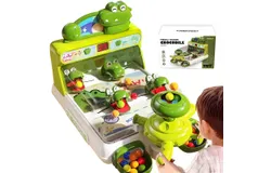 Dinosaur Crocodile Pinball Machine Board Kids Games Interactive Electronic Toys for Toddler Board Games Ages 3-5 Year Old Boy Birthday Gift&comma;&lpar;Green&rpar; ﻿
